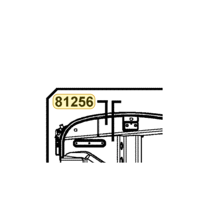 81256-LBA2-E00 HEAT GUARD A LUGGAGE BOX — diagram cutout