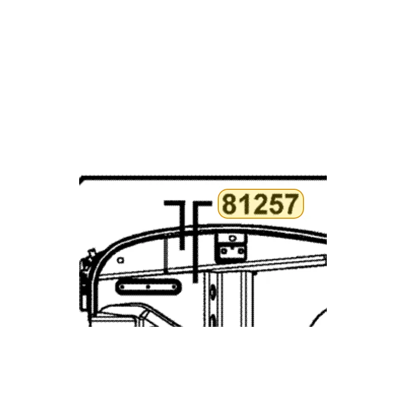 81257-LBA2-E00 HEAT GUARD B LUGGAGE BOX — diagram cutout