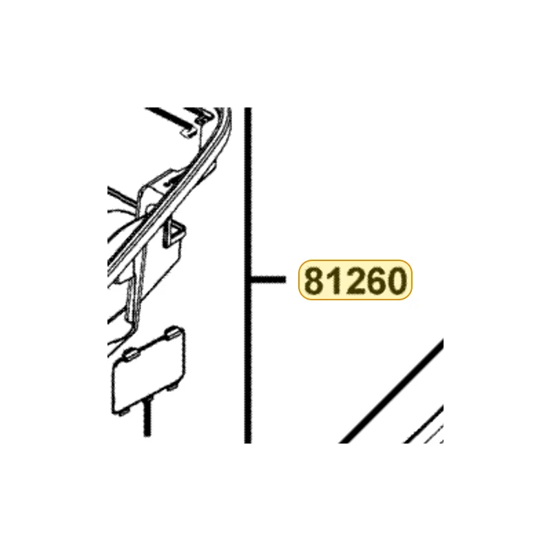 81260-LBA2-E00 BOX ASSY LUGGAGE — diagram cutout