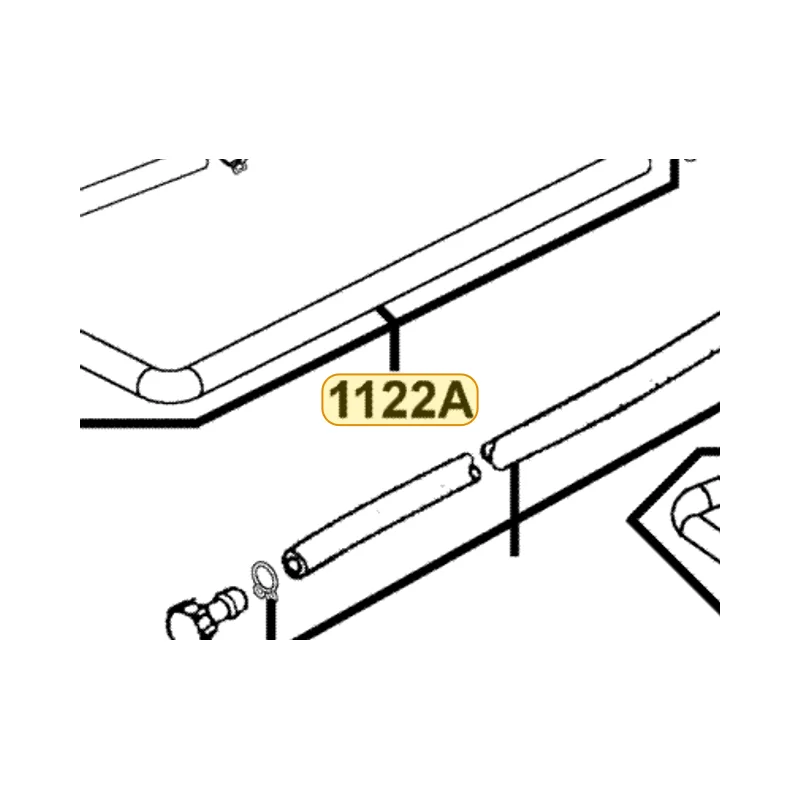 1122A-LBA2-E00 TUBE ASSY — diagram cutout