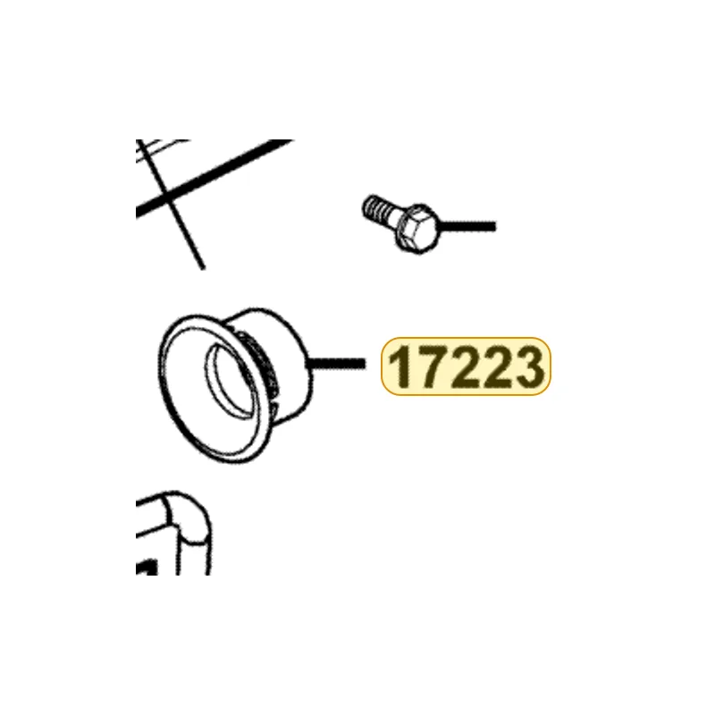 17223-LBA2-E00 DUCT ELEMENT — diagram cutout