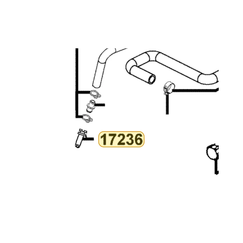 17236-CA01-900 DRAINER — diagram cutout