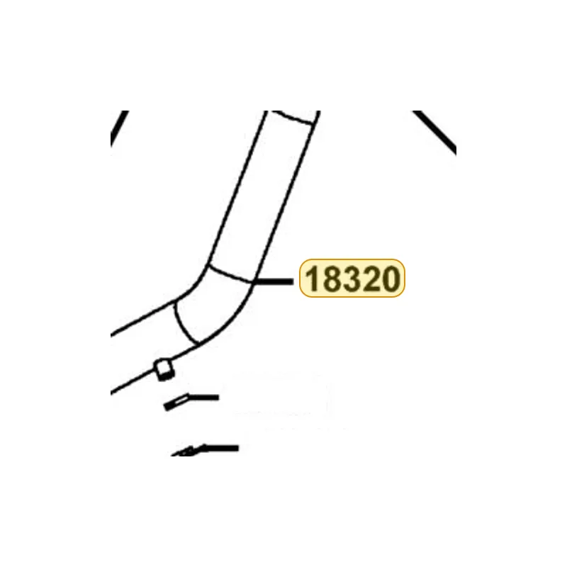 18320-LBA2-E00 PIPE EXHAUST — diagram cutout