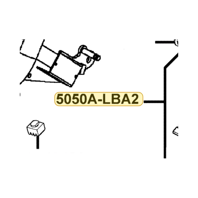 5050A-LBA2-E01 STAND ASSY MAIN — diagram cutout