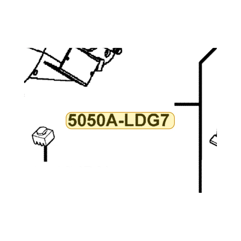 5050A-LDG7-900 STAND ASSY MAIN — diagram cutout