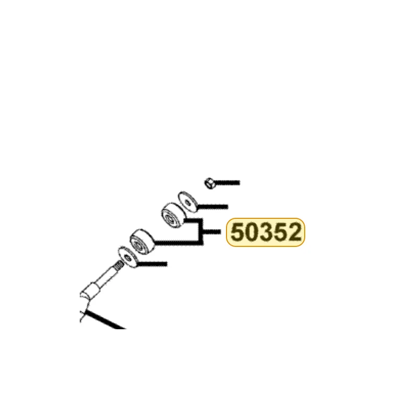 50352-LDG7-900 RUBBER STOPPER — diagram cutout