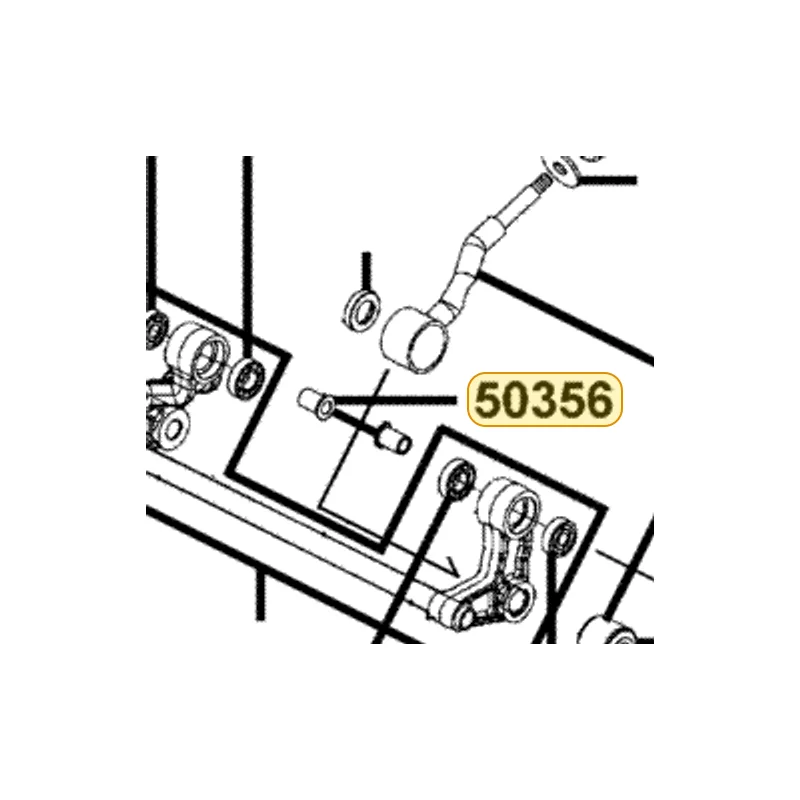 50356-LBA2-E00 BUSH FRAME — diagram cutout