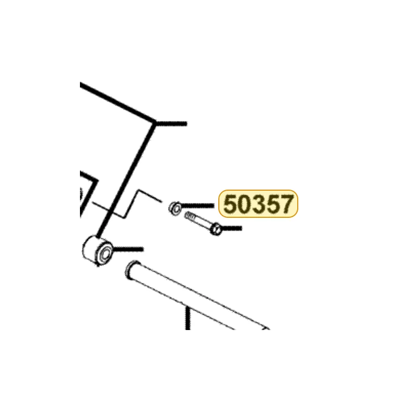 50357-LBA2-E00 BUSH A FRAME — diagram cutout