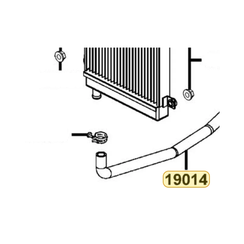 19014-LBA2-E00 HOSE WATER OUTLET — diagram cutout