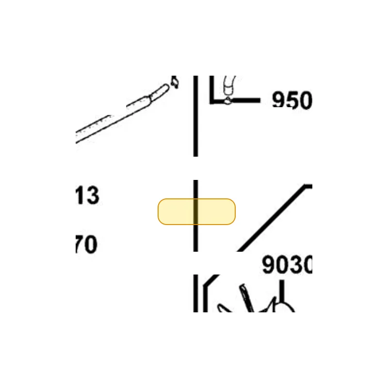95001-35550-40 TUBE FUEL 3.5*550 — diagram cutout