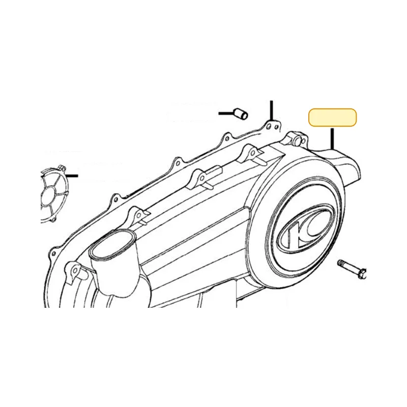 11341-LDF2-910-HJA COVER L CRANK CASE — diagram cutout