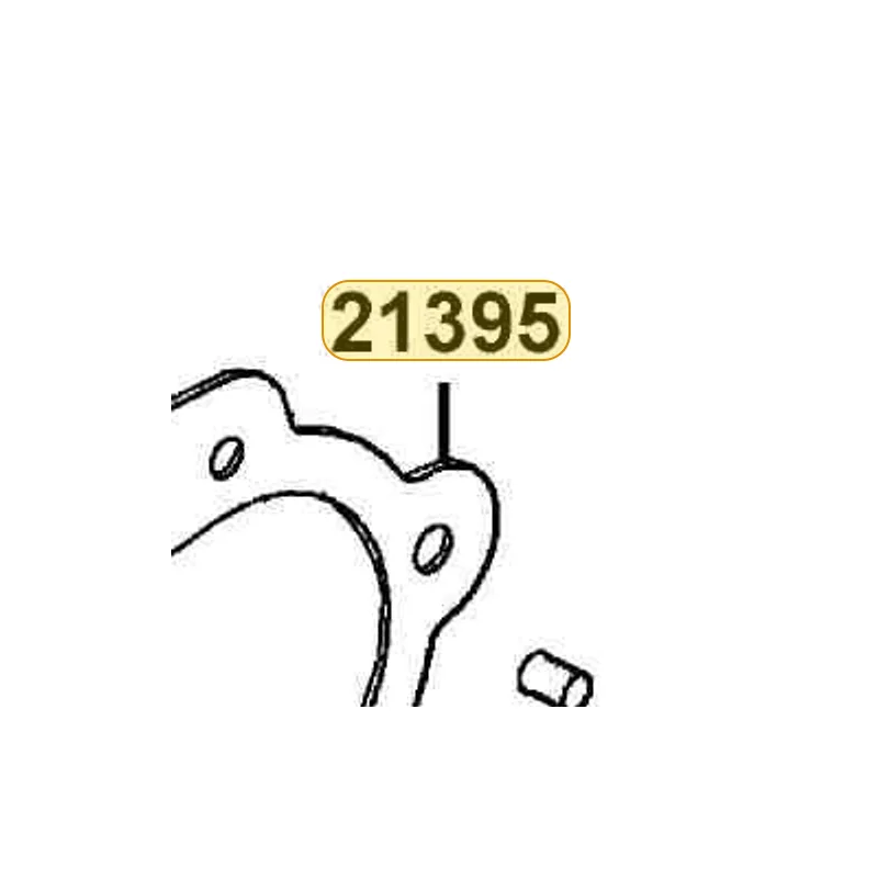 21395-LDF2-900 GASKET MISSION COVER A — diagram cutout
