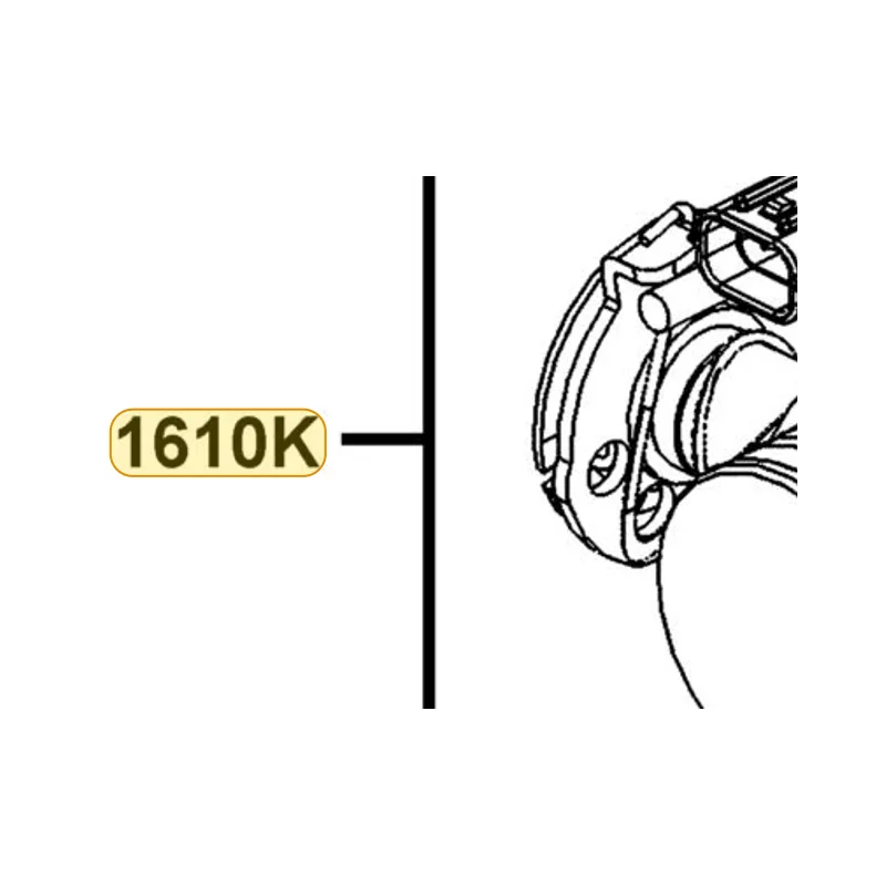 1610K-LDF2-900 THROTTLE BODY ASSY — diagram cutout