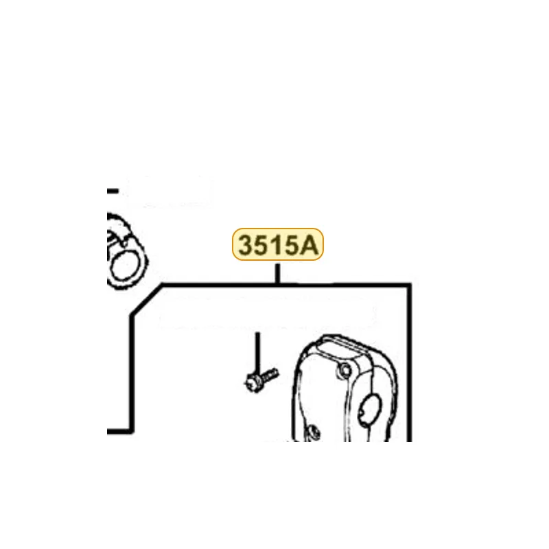 3515A-LDB2-B80 SW ASSY RH HNDL COM(A.H.C.) — diagram cutout