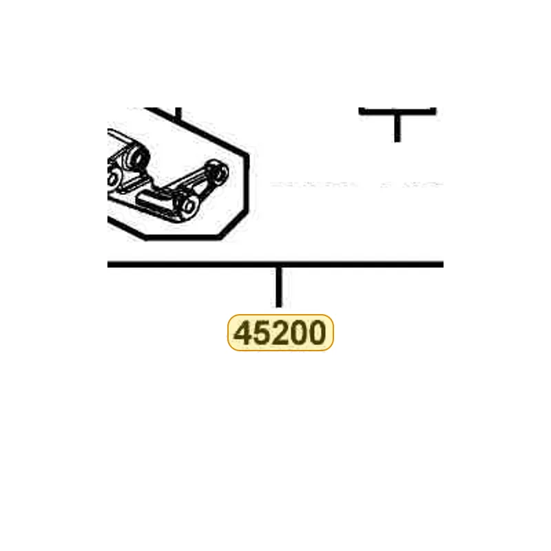 45200-LDG7-E03-EBA CALIPER ASSY FR R/H (RED) — diagram cutout