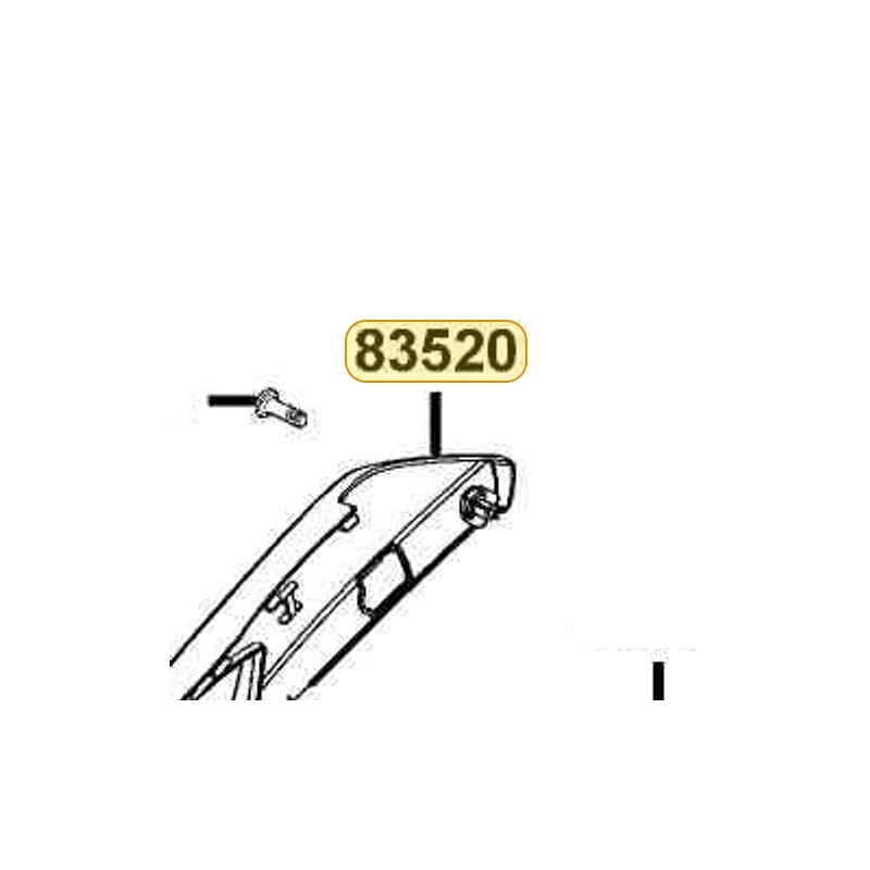 83520-LBA2-E00-HJP COVER R SIDE — diagram cutout