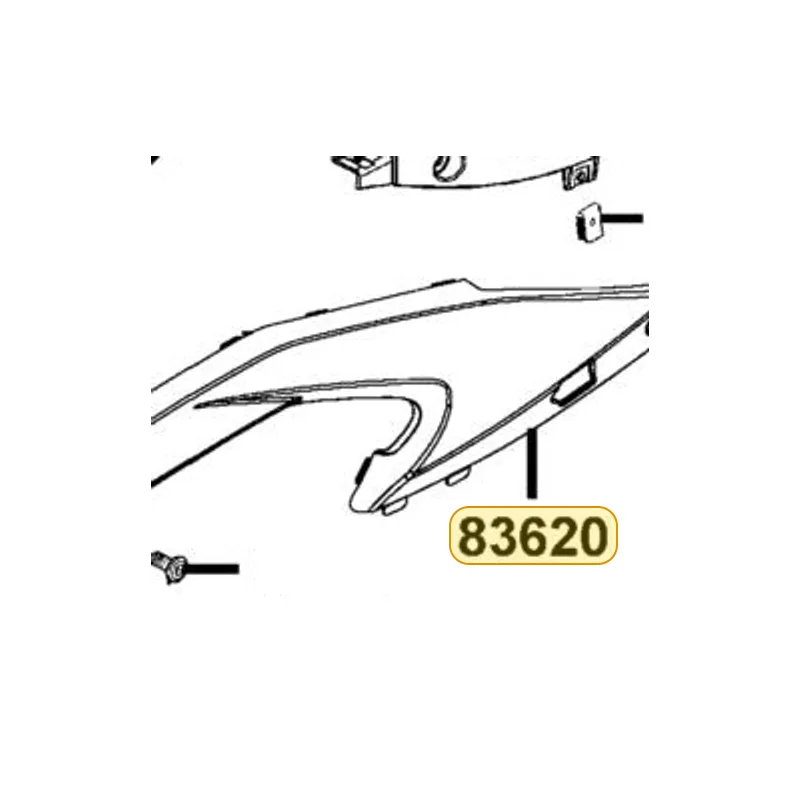 83620-LBA2-E00-HJP COVER L SIDE — diagram cutout