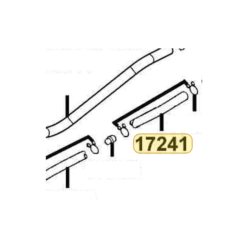 17241-LDF2-900 TUBE AIR/C COLLECT — diagram cutout
