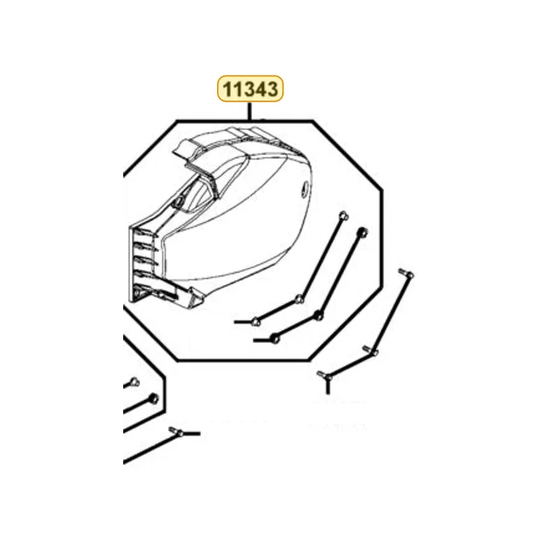 11343-LDG7-E00-NEP RR COVER L COVER — diagram cutout