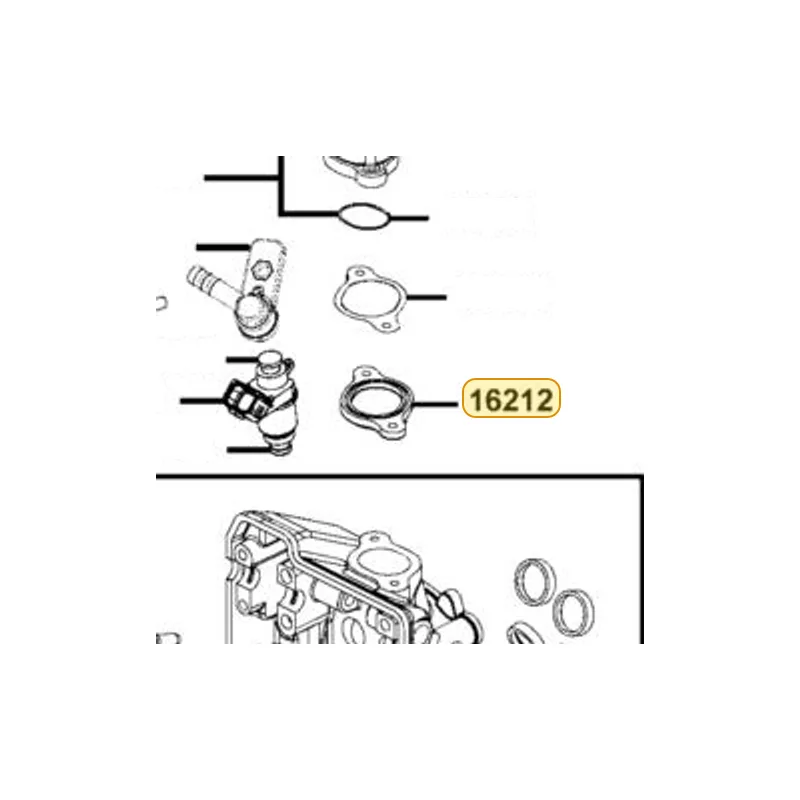 16212-LDG7-900 INSULATOR INLET PIPE — diagram cutout