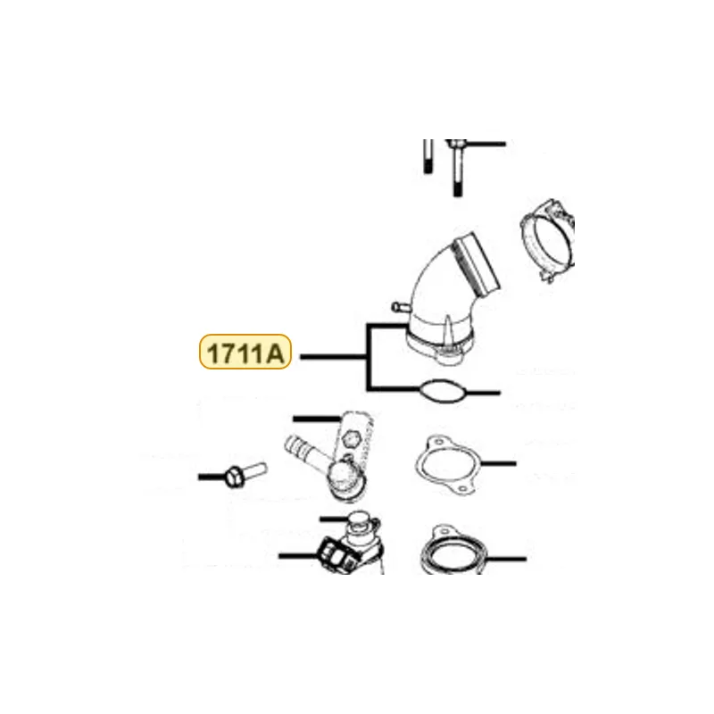 1711A-LDG7-900 PIPE ASSY INLET — diagram cutout