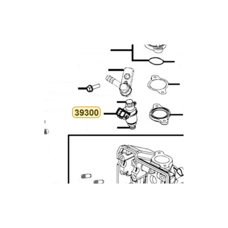 39300-LDG7-800 FUEL INJECTOR — diagram cutout