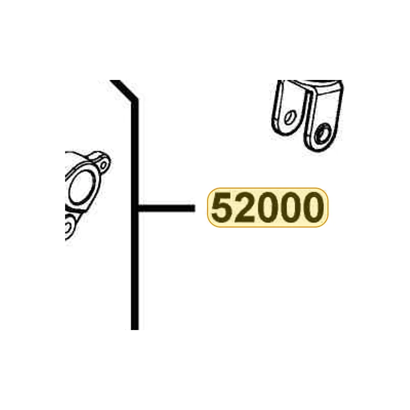 52000-LDB2-E00-HJA FORK ASSY REAR — diagram cutout