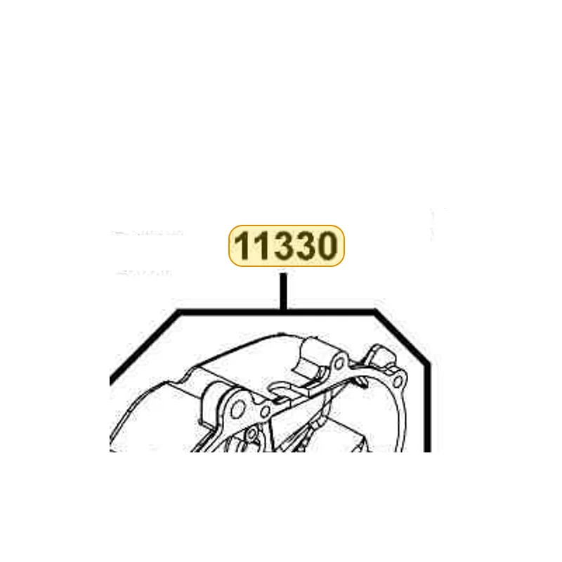 11330-LBA2-E00-HJA COVER ASSY R CRANK CASE (CHARCOAL) — diagram cutout