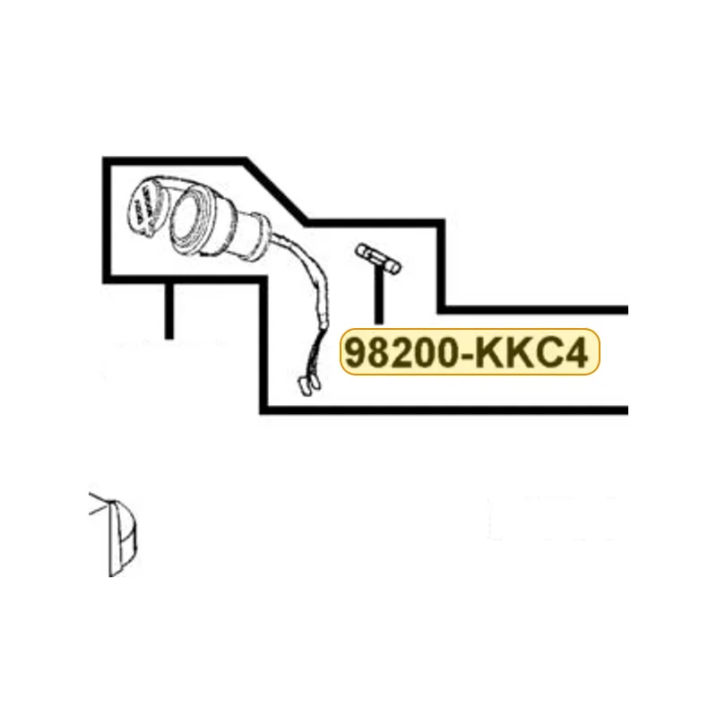 98200-KKC4-900 FUSE 0.8A — diagram cutout