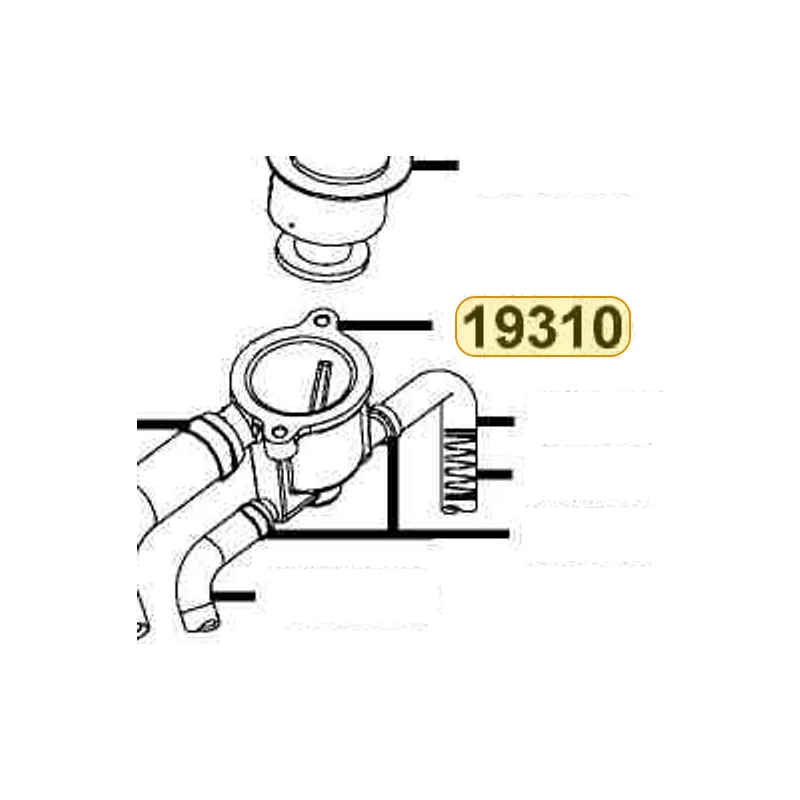 19310-LDG7-900 CASE COMP THERMOSTAT — diagram cutout