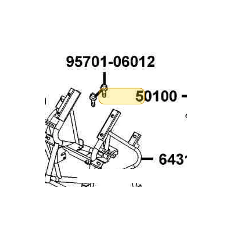 50100-LDF2-305 BODY ASSY FRAME — diagram cutout