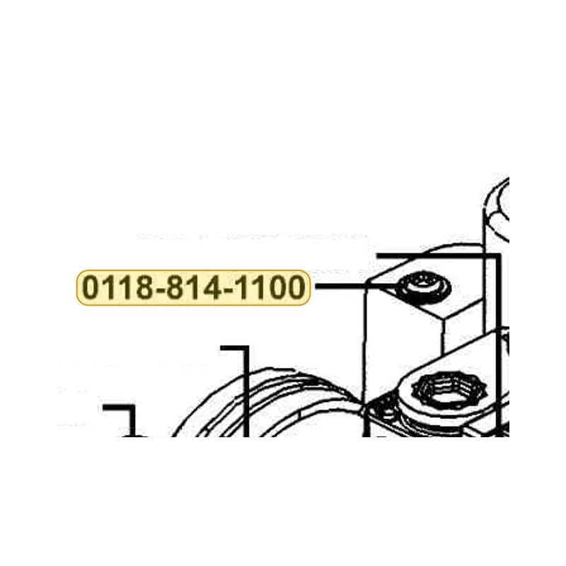 0118-814-1100 SCREW SET — diagram cutout