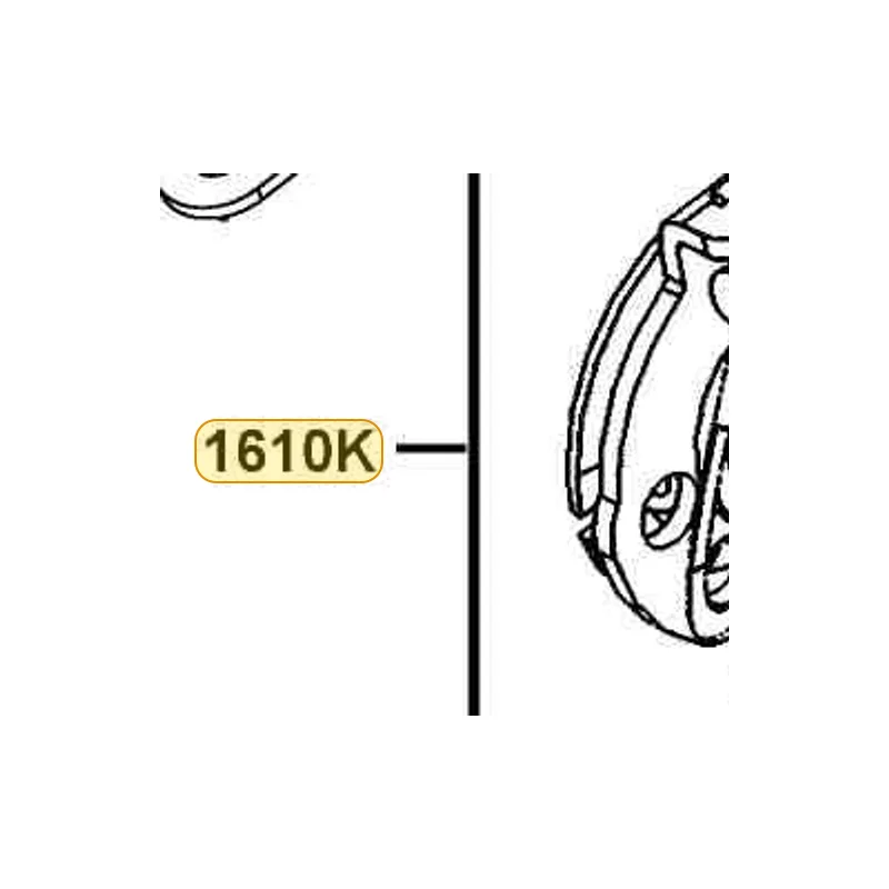 1610K-LDG7-900 THROTTLE BODY ASSY — diagram cutout