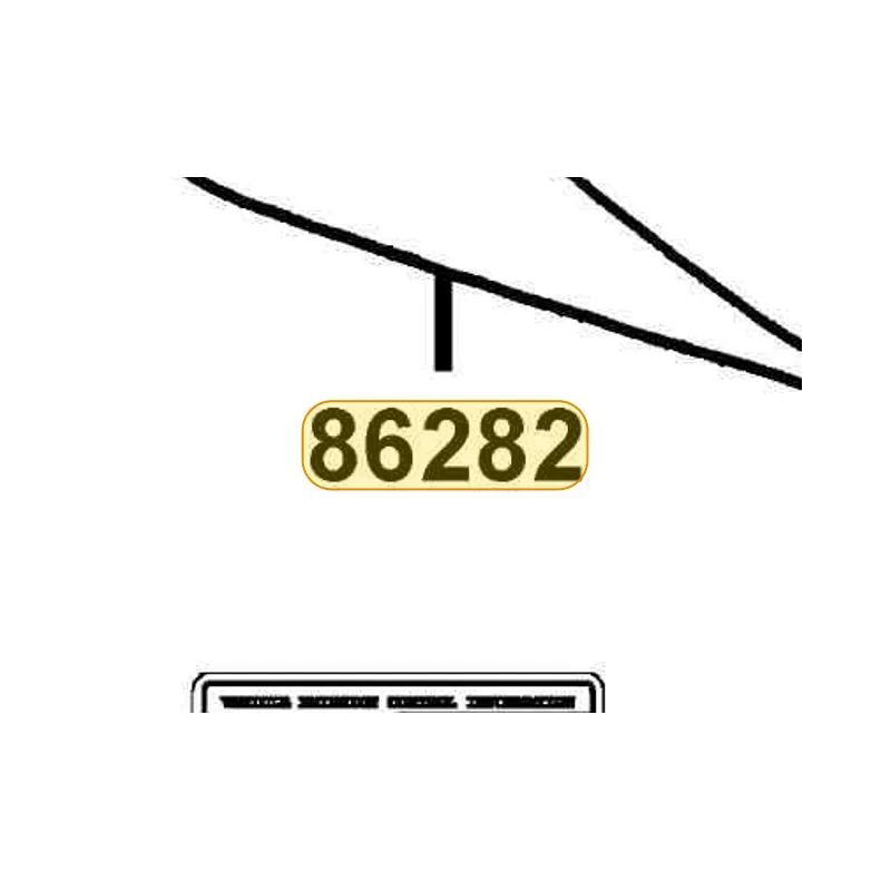 86282-LDG7-E00-T01 STRIPE R FR MOLD — diagram cutout