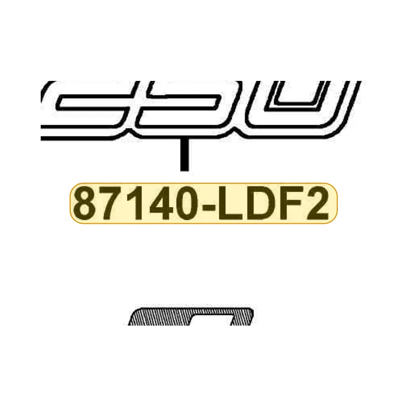 87140-LDF2-E00-T01 EMB MARK 250 — diagram cutout