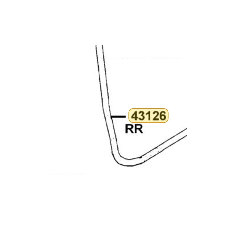 43126-LBA2-E02 HOSE ASSY C/P RR BRAKE — diagram cutout