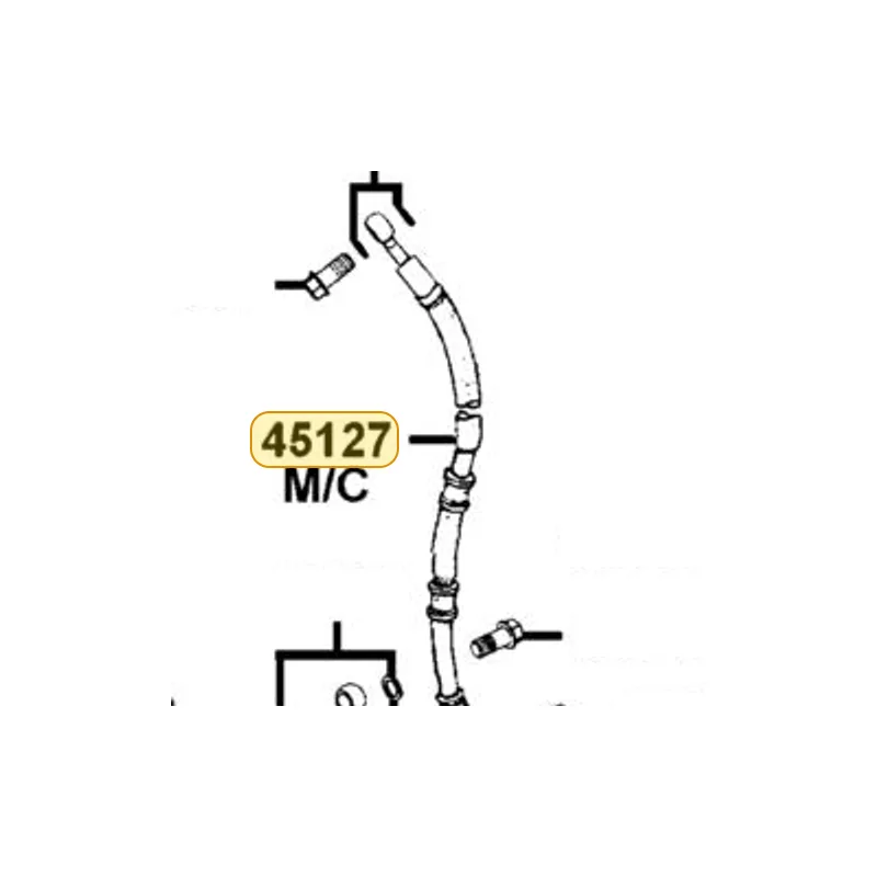 45127-LBA2-E02 HOSE ASSY M/C FR BRAKE — diagram cutout