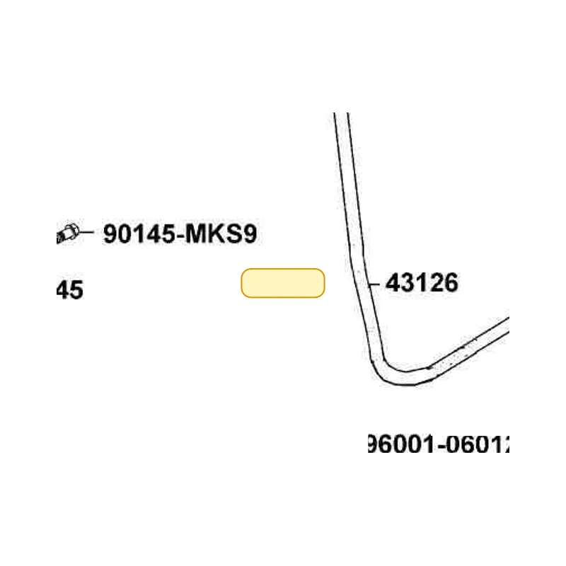 43126-LFH1-E00 HOSE ASSY. RR BRK — diagram cutout