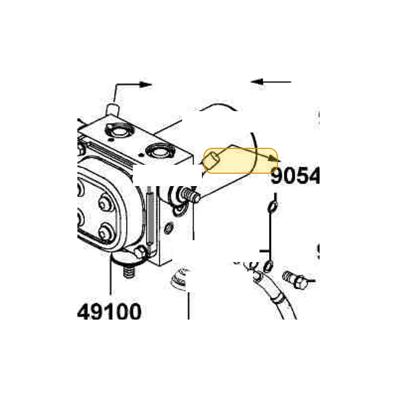 43127-LFH1-E00 HOSE ASSY. RR BRK — diagram cutout