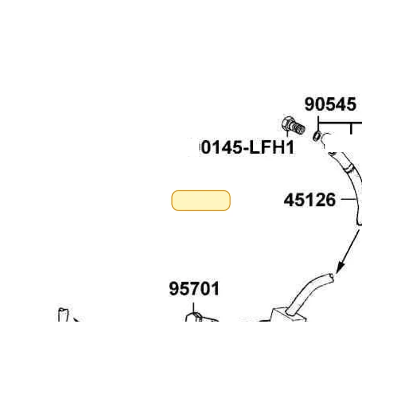 45126-LFH1-E00 HOSE ASSY. FR BRK — diagram cutout