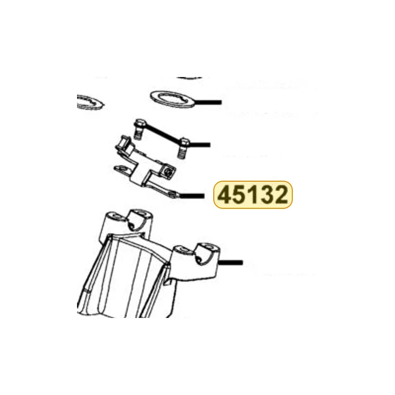 45132-LFH1-E00 CLAMPER FR BRK (TOP BRIDGE) — diagram cutout