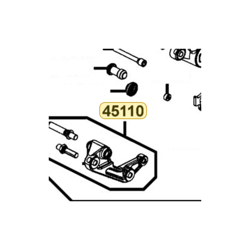 45110-LBA2-305-NEA BRACKET COMP FR — diagram cutout