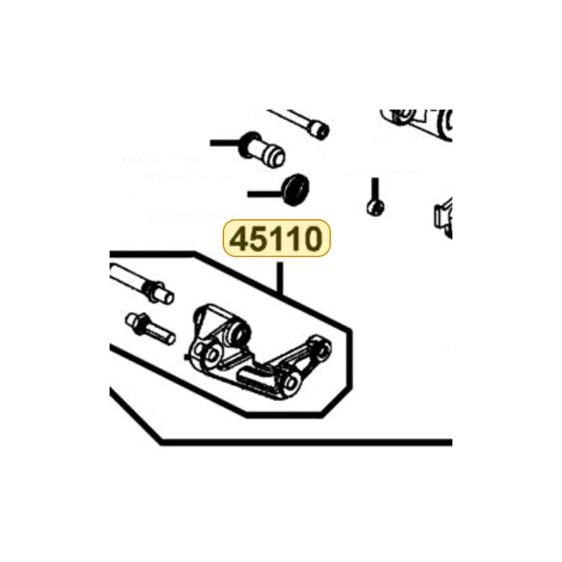 45110-KKE5-305-NEA BRACKET COMP FR — diagram cutout