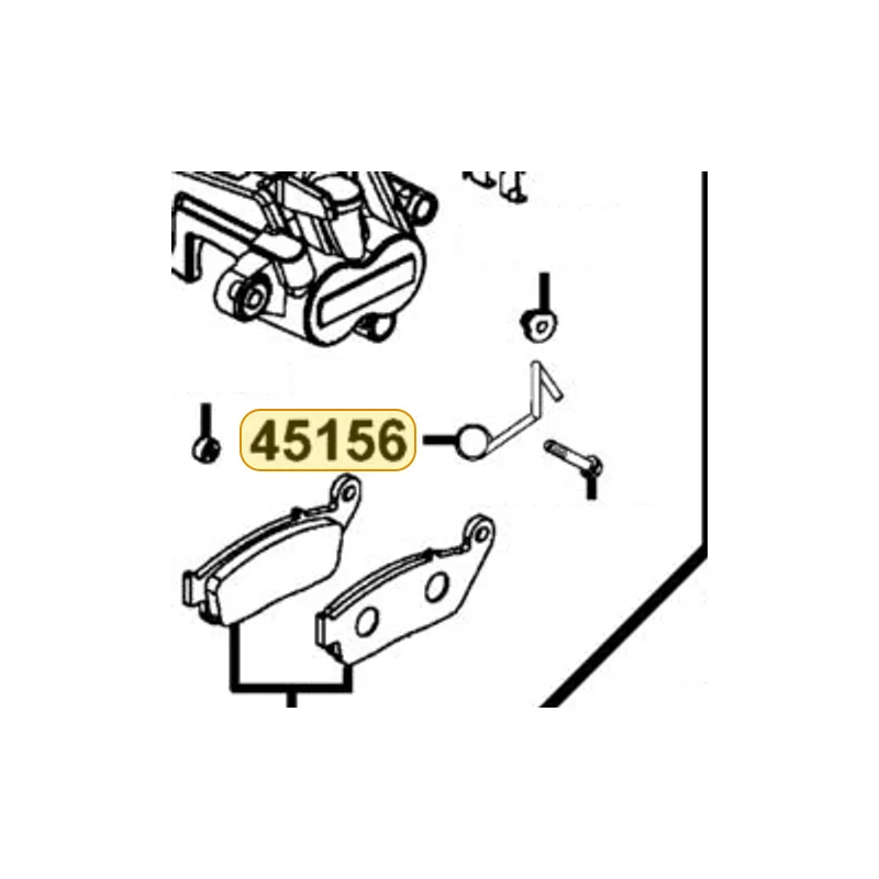 45156-LFH1-E00 CLIP — diagram cutout