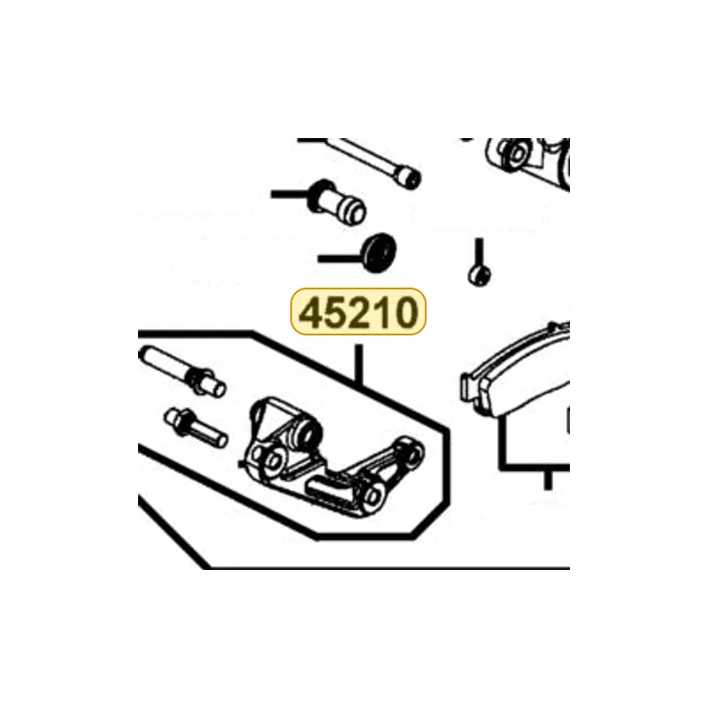45210-LFH1-305-NEA BRACKET COMP FR — diagram cutout