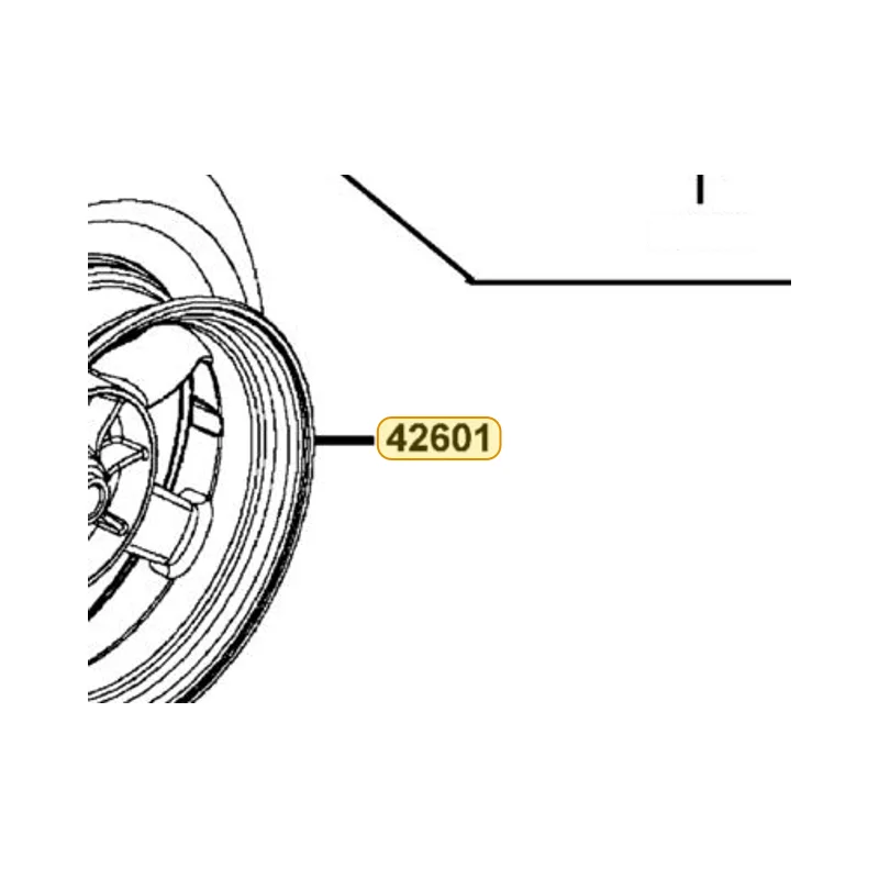 42601-LFH1-E00-HJA WHEEL CAST — diagram cutout
