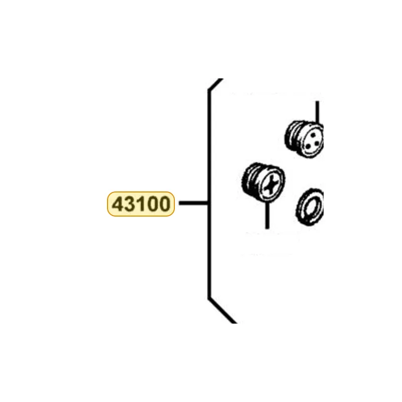 43100-LDG7-E03-EBA CALIPER ASSY RR — diagram cutout