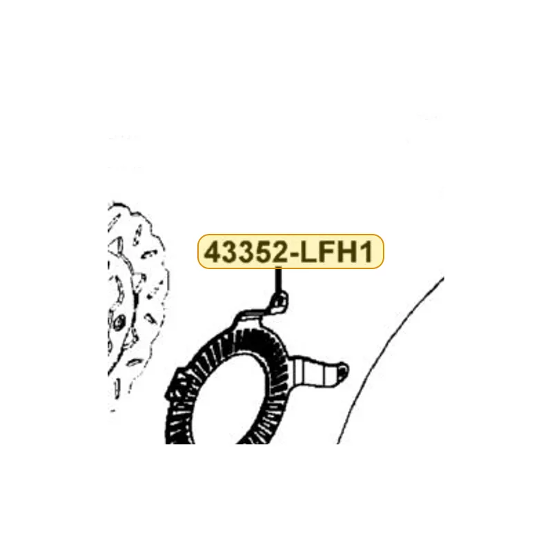 43352-LFH1-E00 READ PLATE ABS — diagram cutout