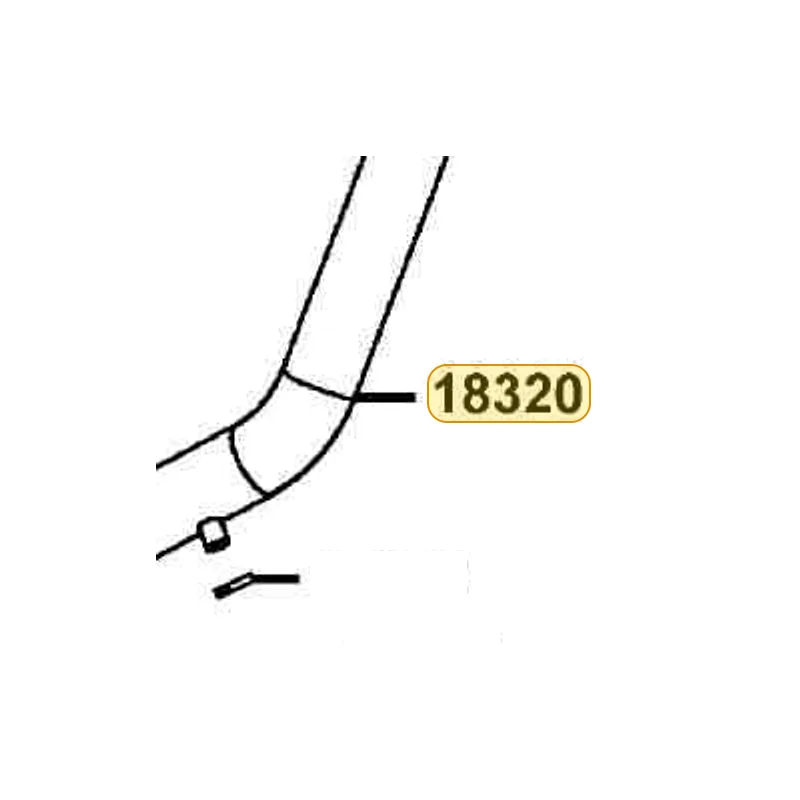 18320-LDG7-900 PIPE COMP EXHAUST — diagram cutout