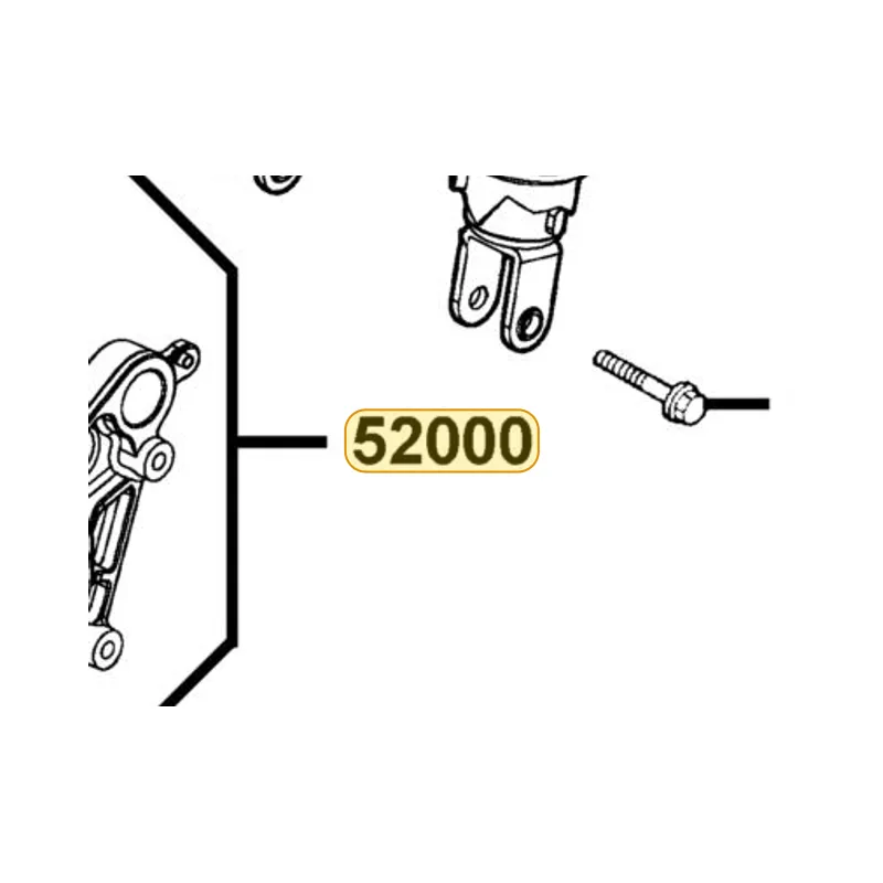 52000-LFH1-E00-HJA FORK ASSY REAR (CHARCOAL) — diagram cutout